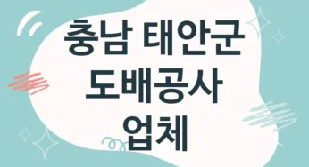 충남 태안군 도배공사 업체 추천 TOP 1, 도배업체, 도배