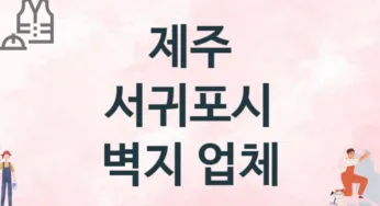 제주 서귀포시 벽지 업체 추천 TOP 3, 판매업체