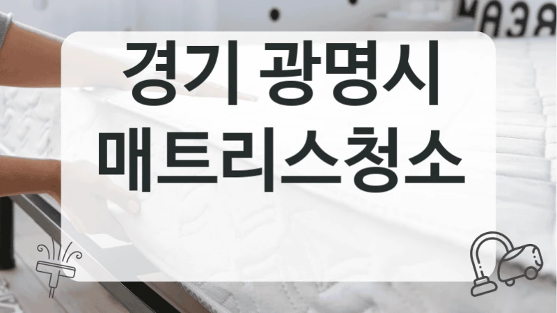 경기 광명시
매트리스청소