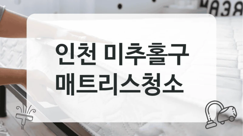 인천 미추홀구
매트리스청소