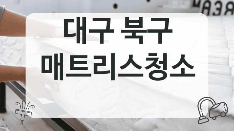 후기 좋은 대구 북구 침대 매트리스 청소 업체 견적 모음입니다